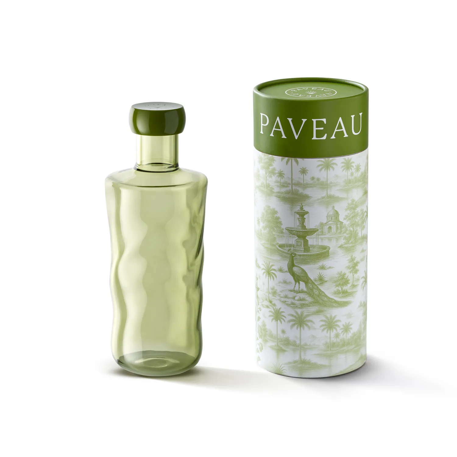 Paveau Swirl fles Moss waterfles 0,75L