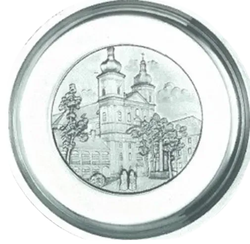 Artina Basilika bord 24 cm helder glas