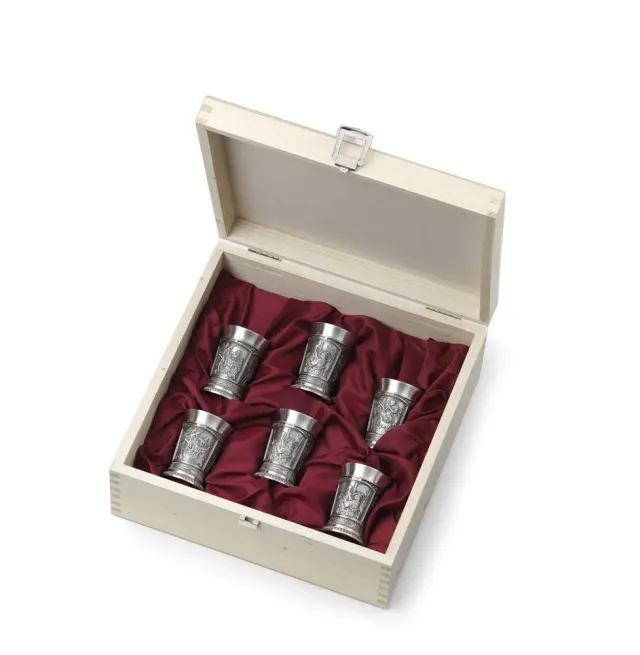 Artina Meisterwerke shotglazen 6 cm 6 stuks gravure