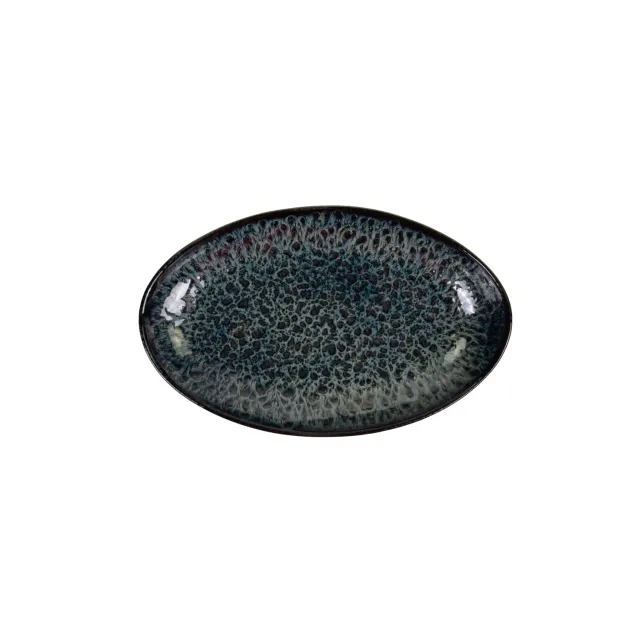 Ginza Nagare bord 25x15 cm zwart 4 stuks