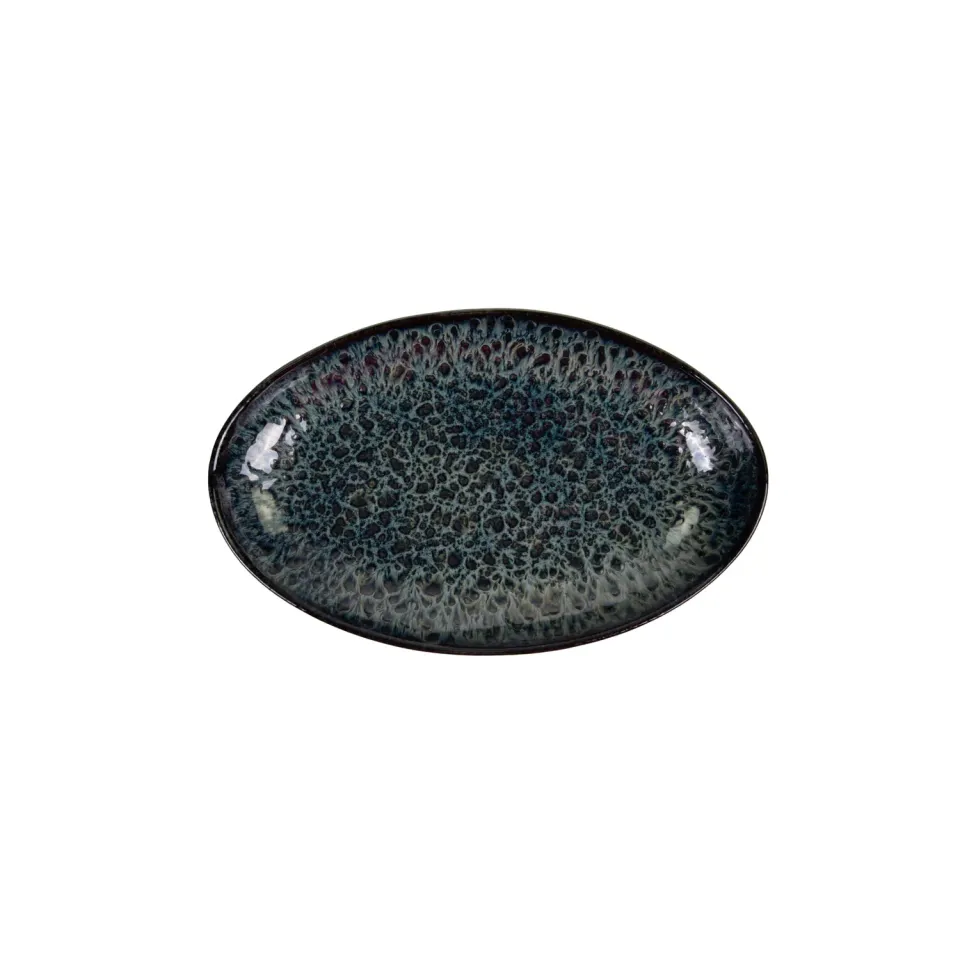 Ginza Nagare bord 25x15 cm zwart 4 stuks