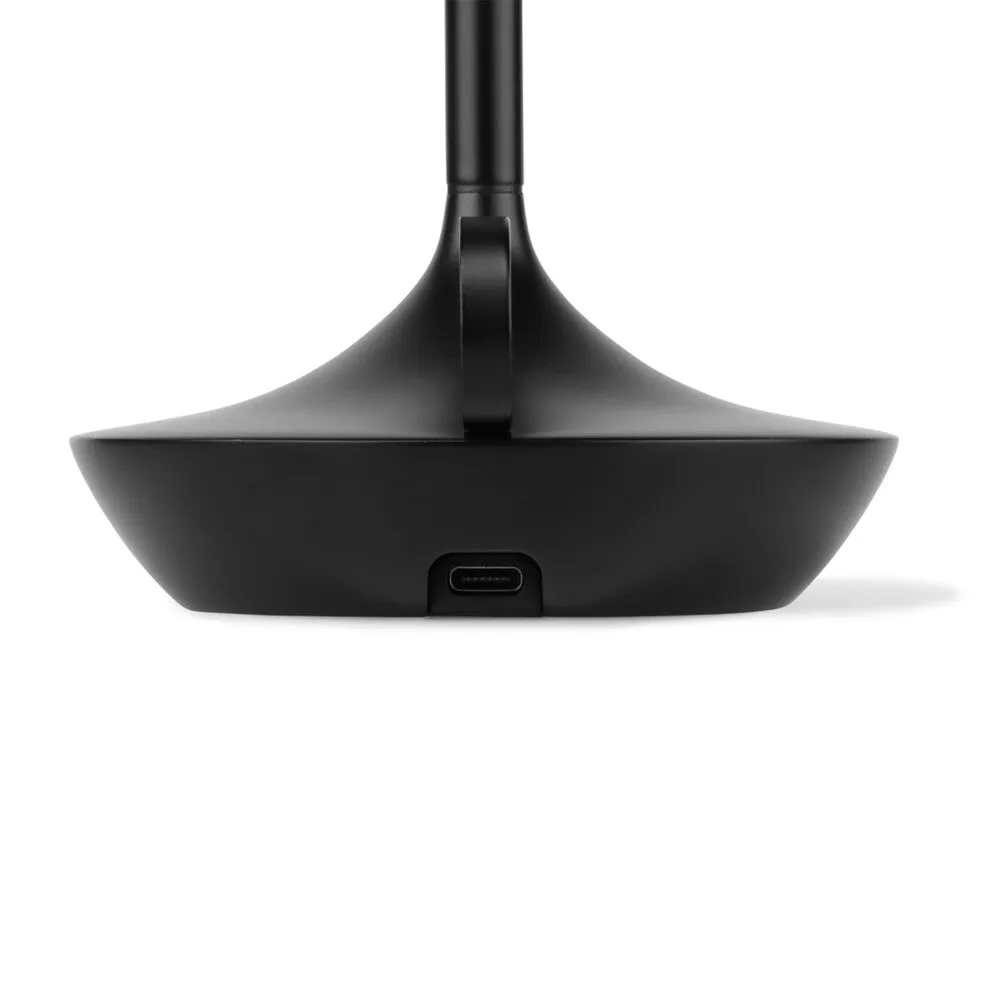 APS Wick S PRO tafellamp zwart draadloos dimbaar