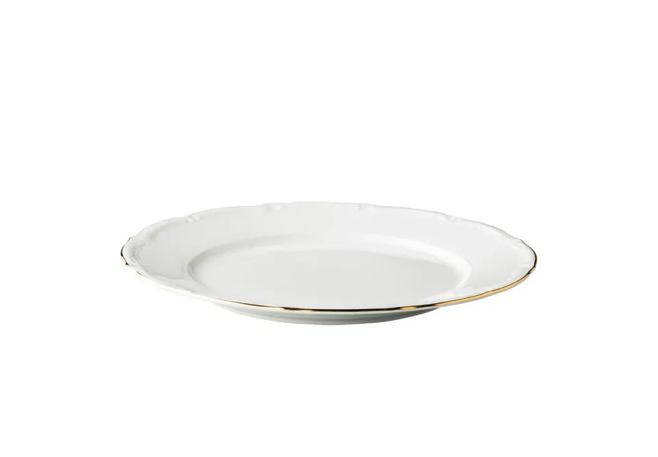 APS Maria Theresa Bord 28 cm goud 6 stuks gouden rand