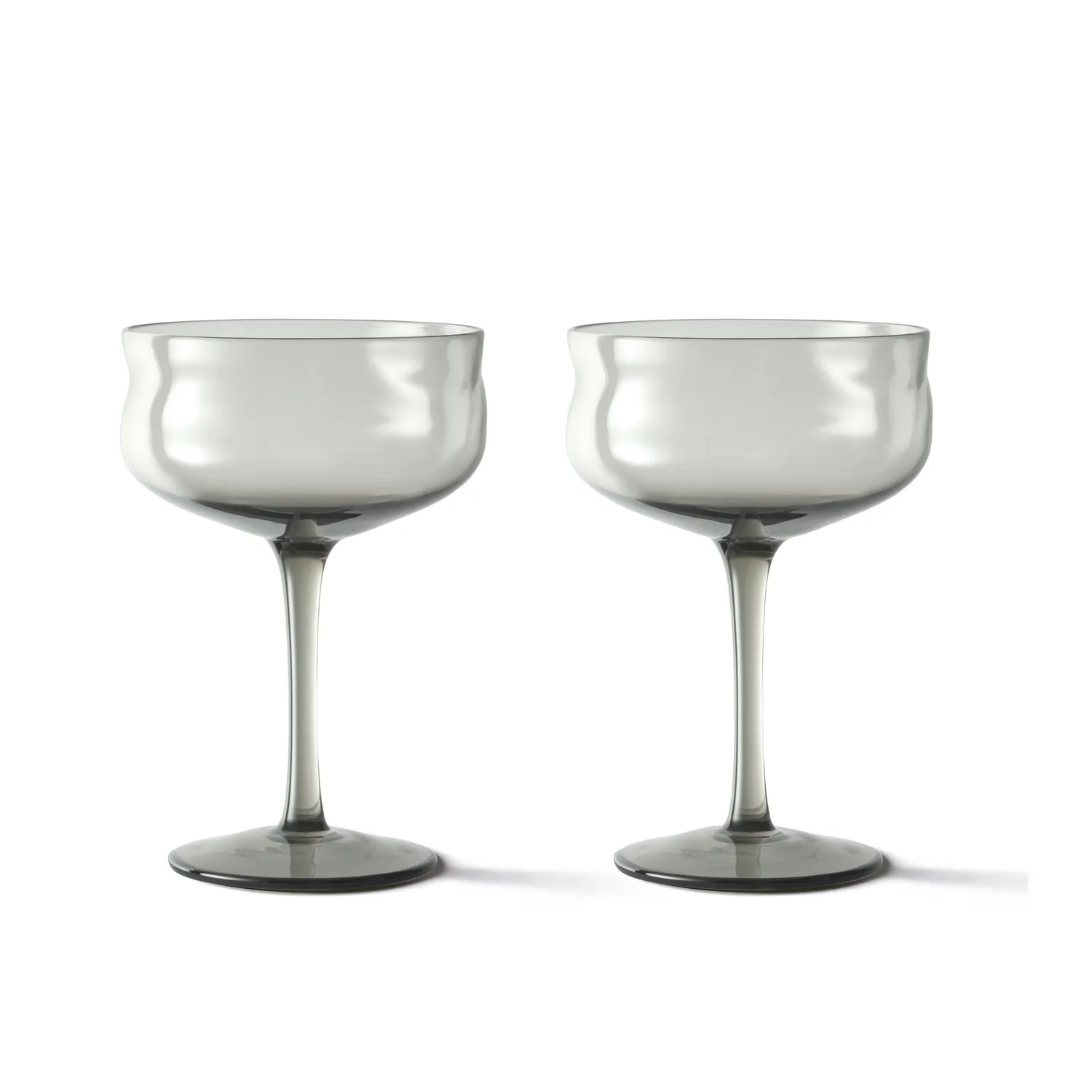 Paveau Swirl Mist coupe glazen 260ml set 2