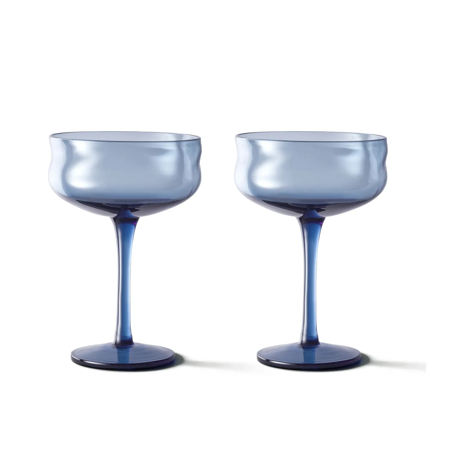 Paveau Swirl coupe glas Midnight 260 ml 2 stuks