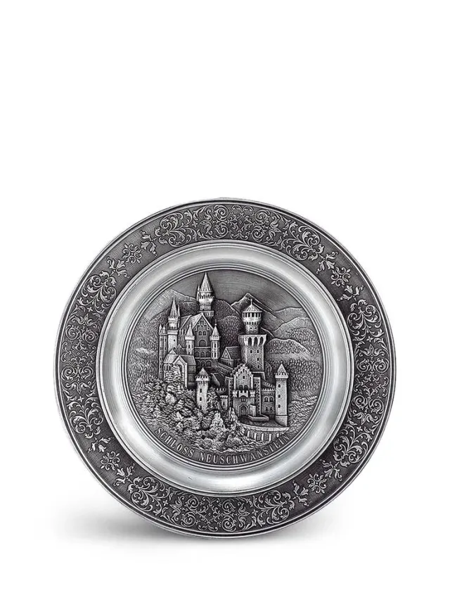 Artina Neuschwanstein wandbord 23 cm kristal