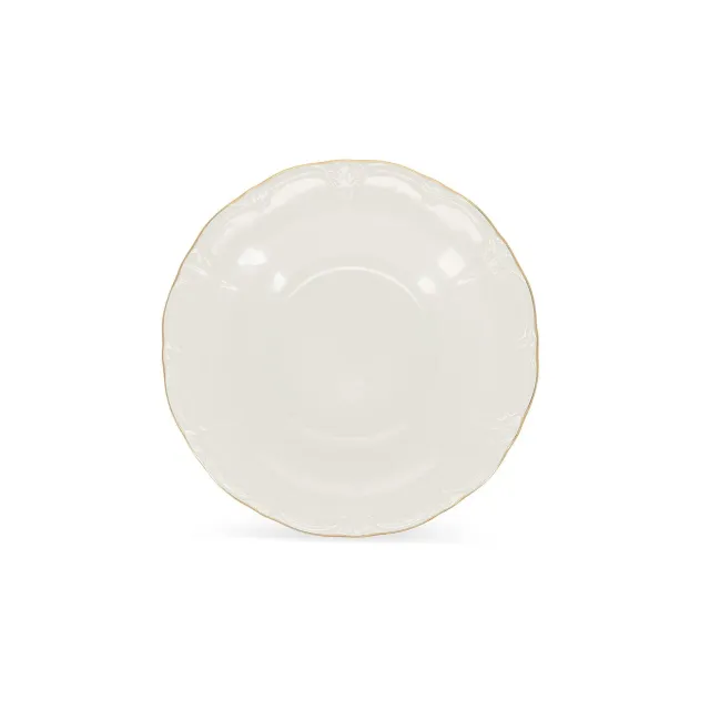 BonBistro Retro diep bord 23,5 cm gouden rand