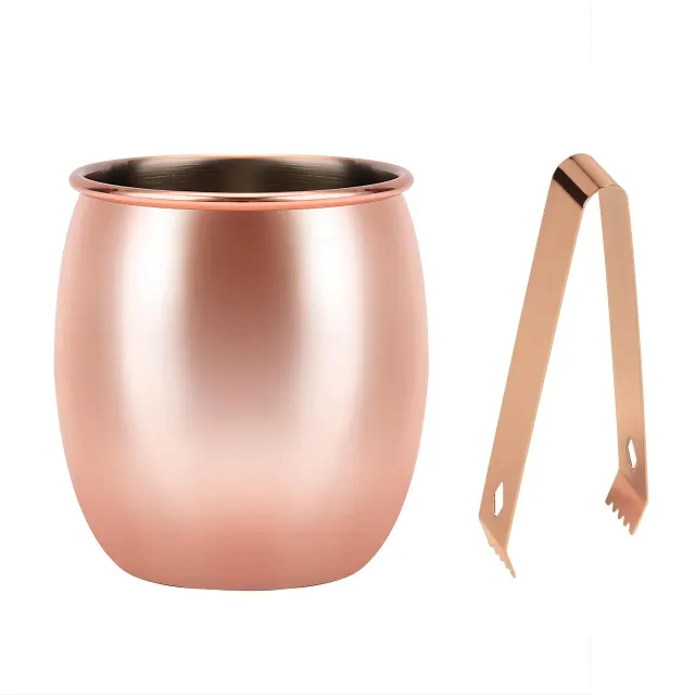 APS Copper Ijsemmer 1300 ml RVS koper met ijstang