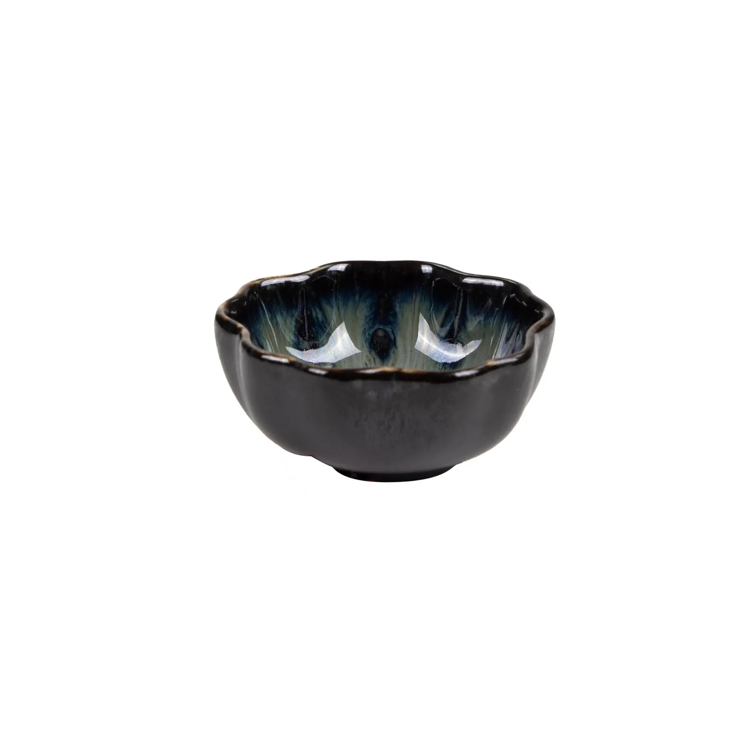 Ginza Nagare kom 7,2 cm zwart 12 stuks