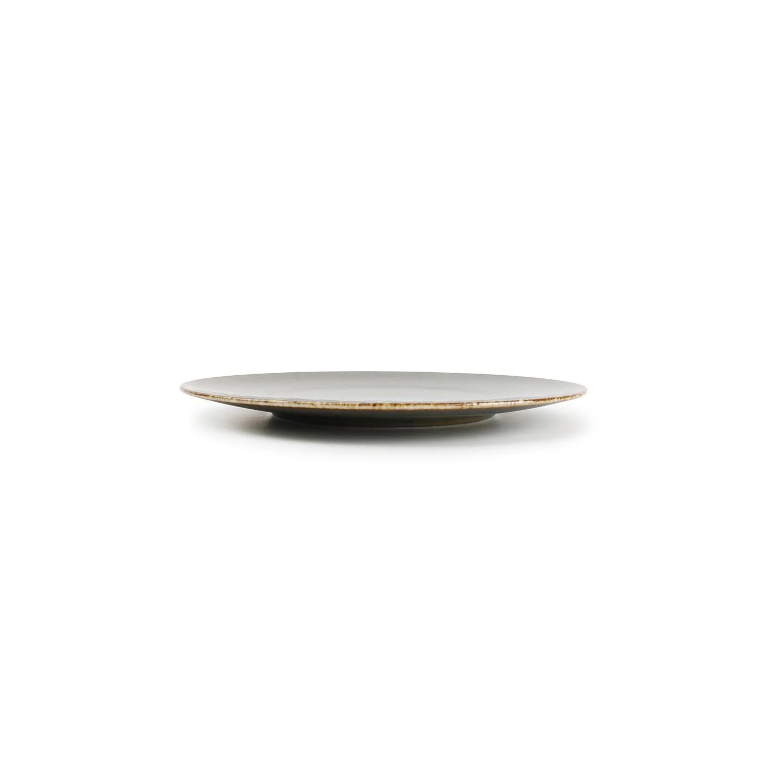 BonBistro Cirro plat bord 21 cm groen 6 stuks aardewerk