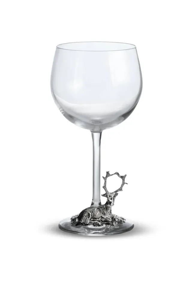 Artina Deer wijnglas 19,5 cm met hert