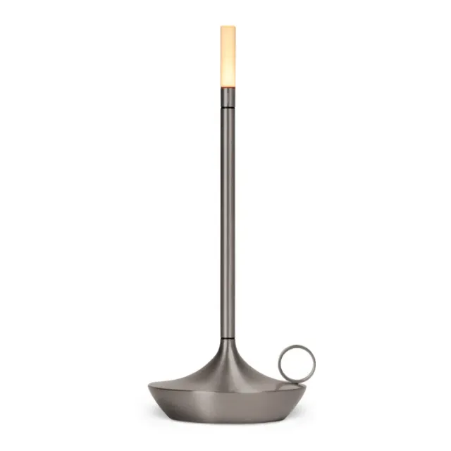 APS Wick PRO Graphite tafellamp draadloos dimbaar