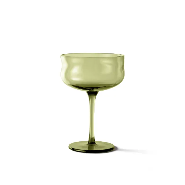 Paveau Swirl coupeglas 260ml Moss set van 2 bestendig
