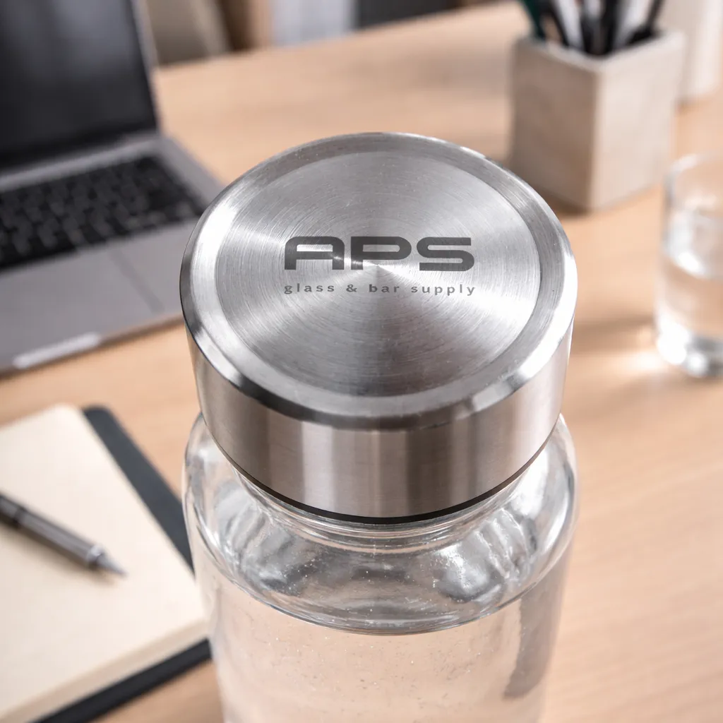 APS Ginza Waterfles 500 ml RVS dop 6 stuks
