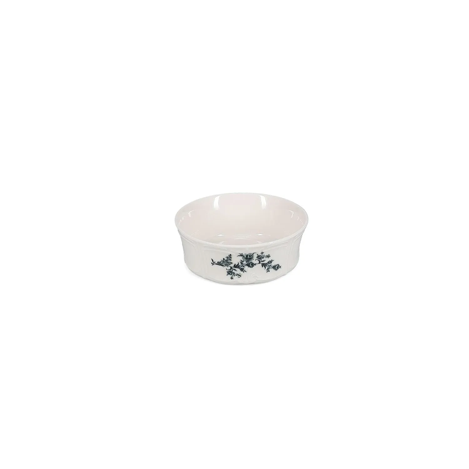BonBistro Retro kom 13 cm black flower 4 stuks