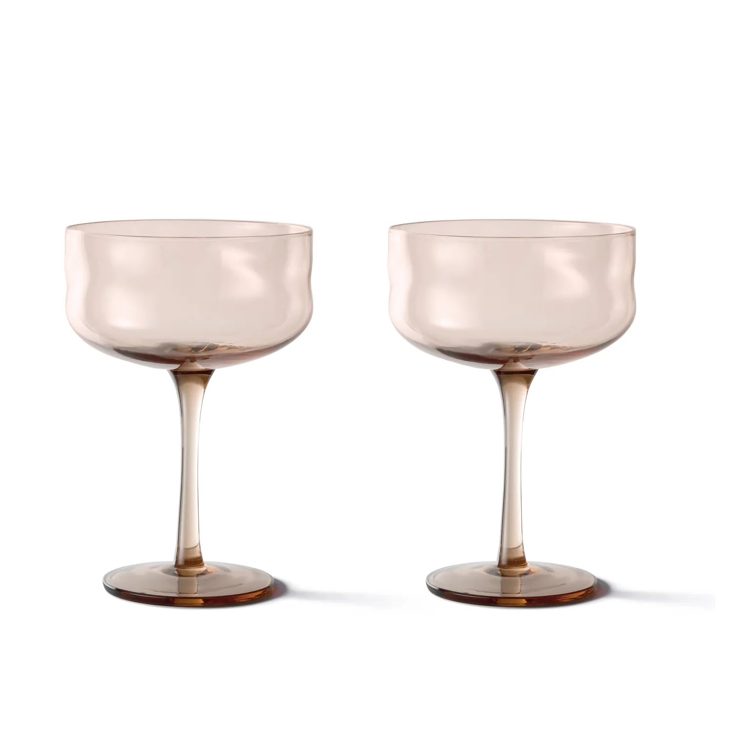 Paveau Swirl Coupe Glas 260 ml Set van 2 Glow