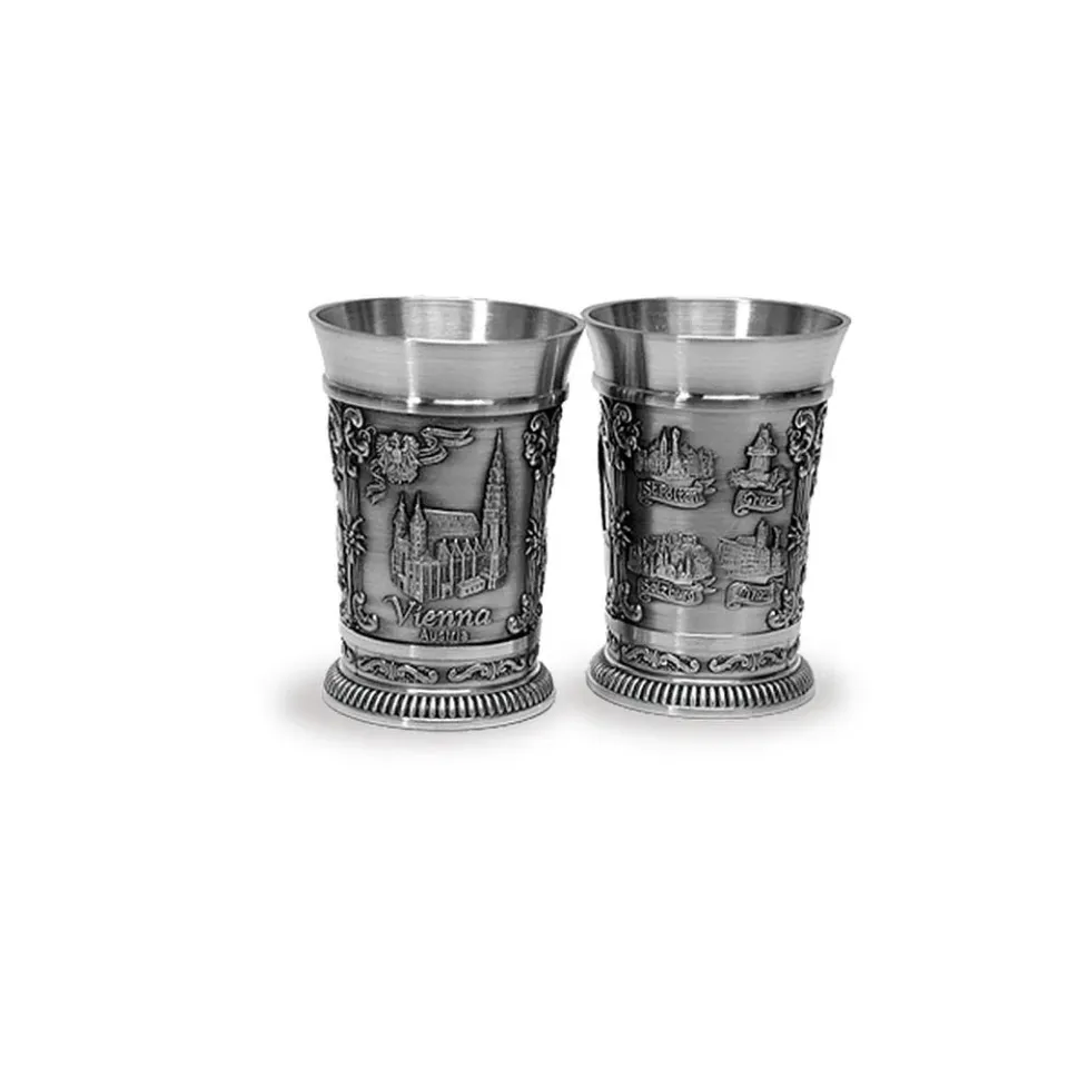 Artina Vienna Shotglaasjes 6,5 cm Set van 2 Glas