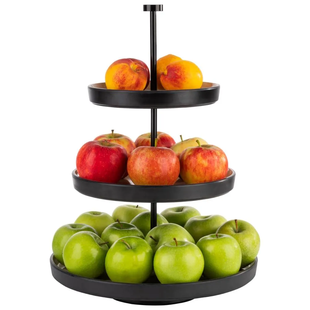 APS FRIDA etagère 3-laags 32x32 cm H 43 cm serveerstandaard