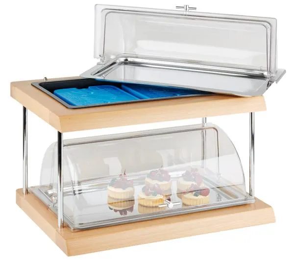 APS Doppeldecker gekoelde buffet display 11541