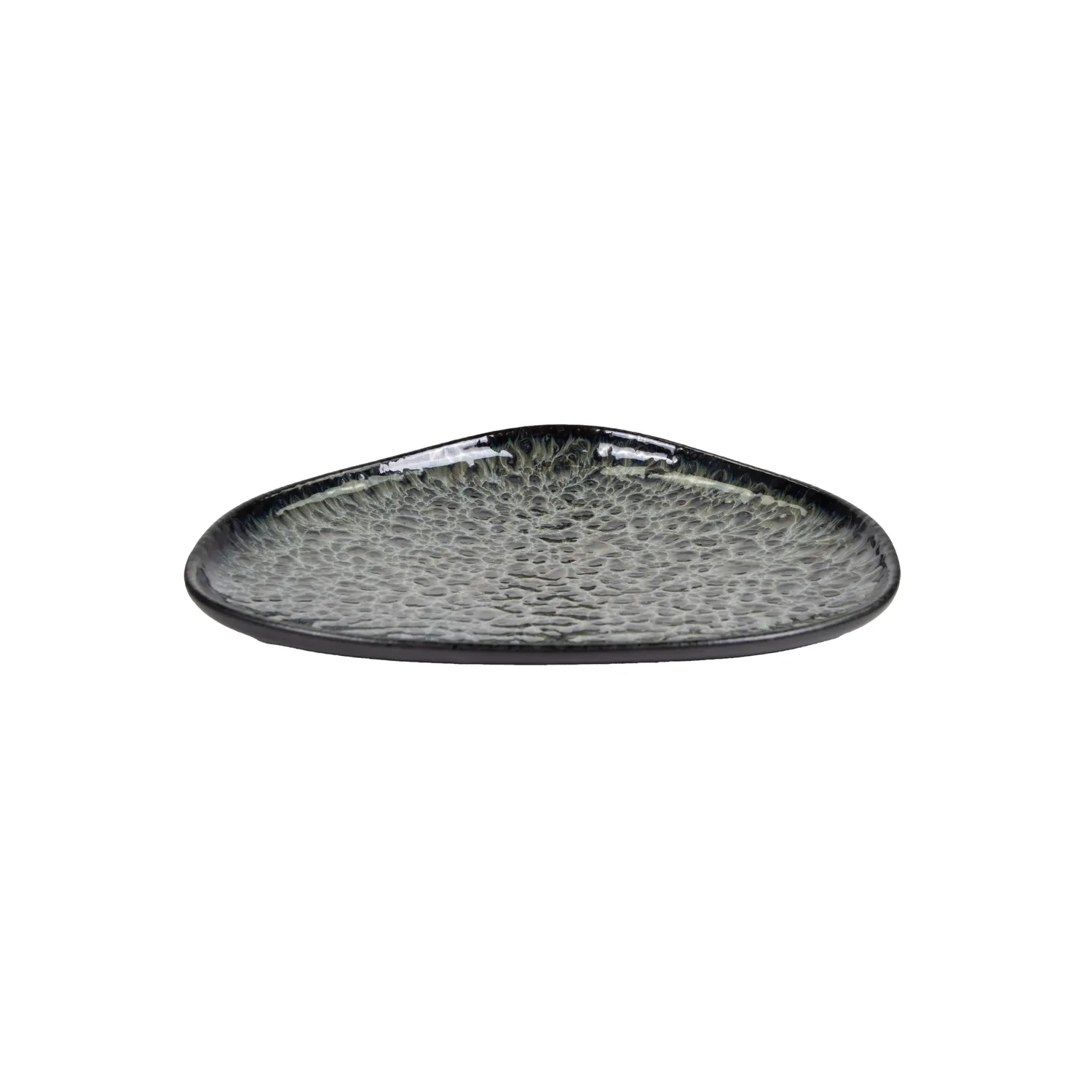 Ginza Nagare bord zwart 23x20,5 cm organisch 6 stuks