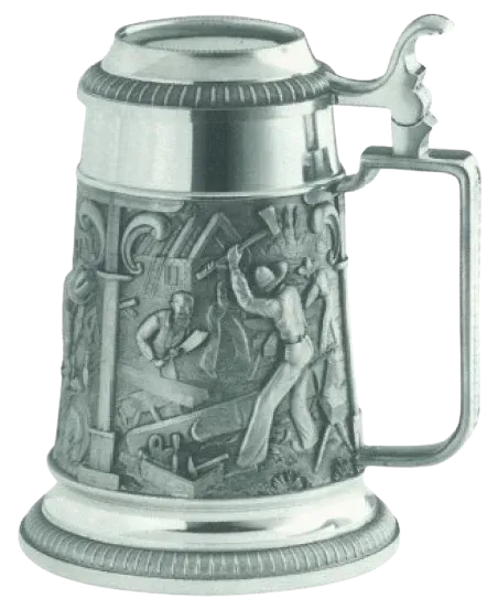 Artina Bauhandwerk bierpul helder glas