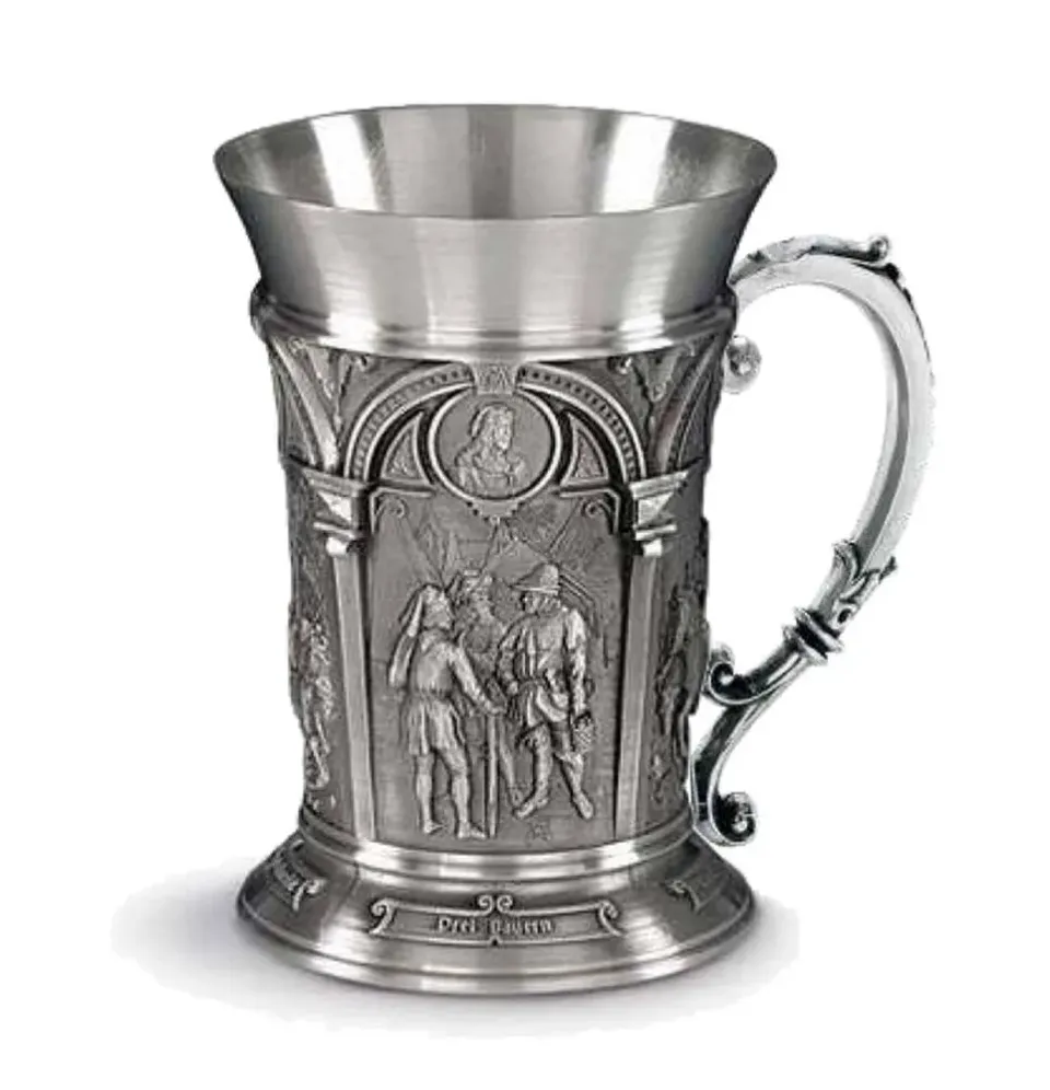 Artina Dürer beker met oor 11 cm kristalglas