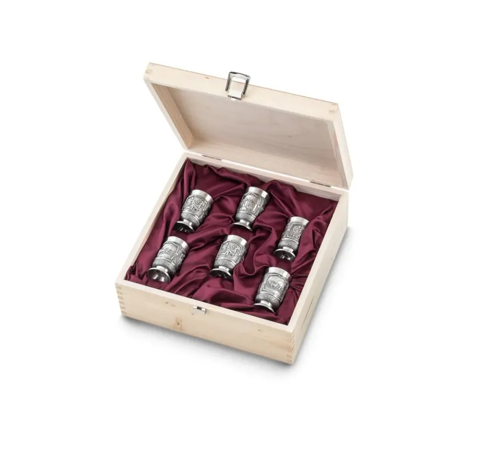 Artina Gambrinus WB shotglaasjes 6 cm 6 stuks