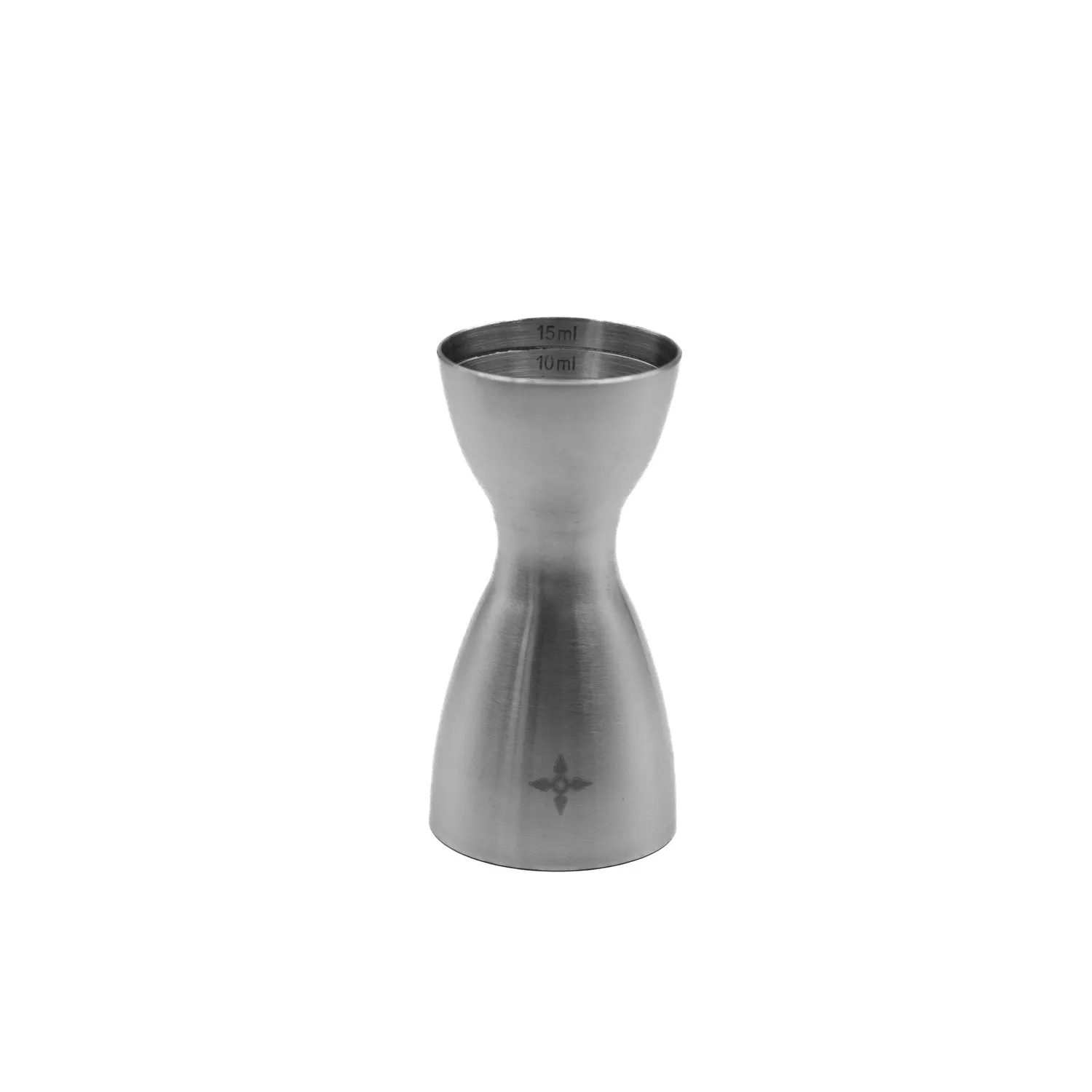 47 Ronin Jigger 20/40 ml barmaatje RVS zilver geborsteld