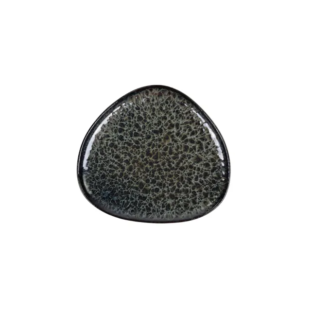 Ginza Nagare bord zwart 23x20,5 cm organisch 6 stuks