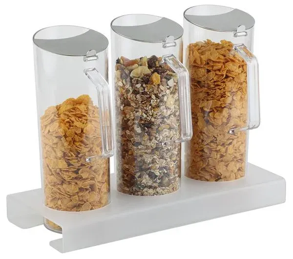 APS Cereal Bar mueslidispenser 38 cm 4-delig doseersysteem