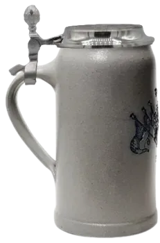 Artina Bavaria bierpul 1 liter met deksel tin