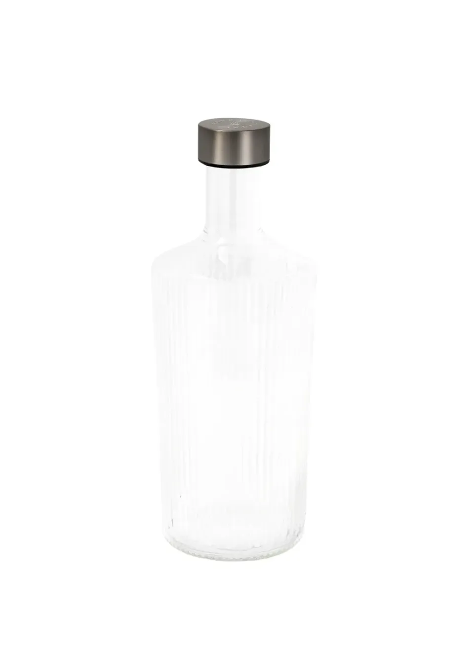 Paveau Ribbed Large White Haven fles ribbelglas