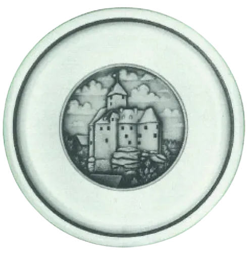 Artina Burg Falkenberg bord 13 cm tin