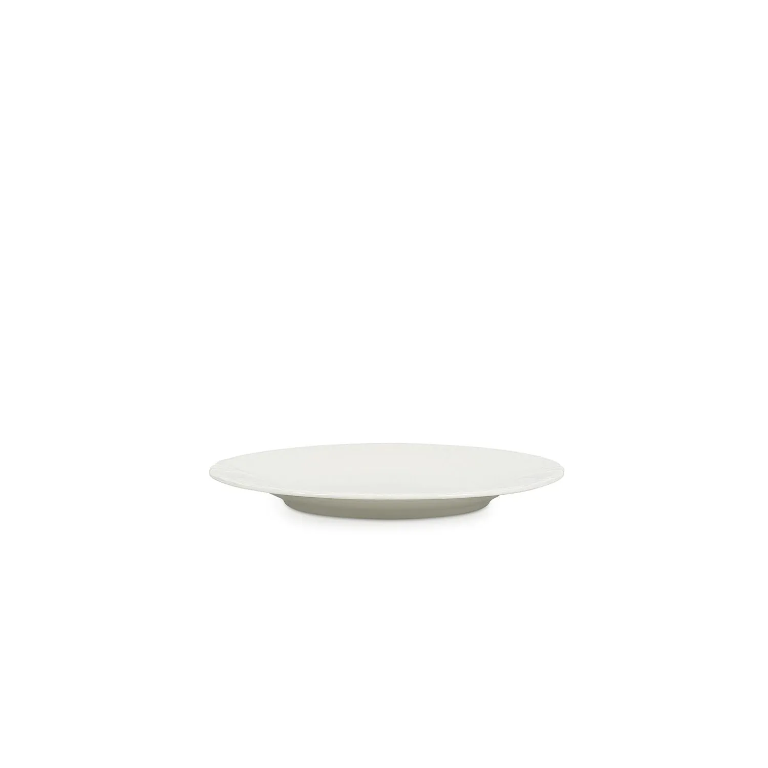 BonBistro Retro plat bord 20,5 cm ivoor 6 stuks porselein