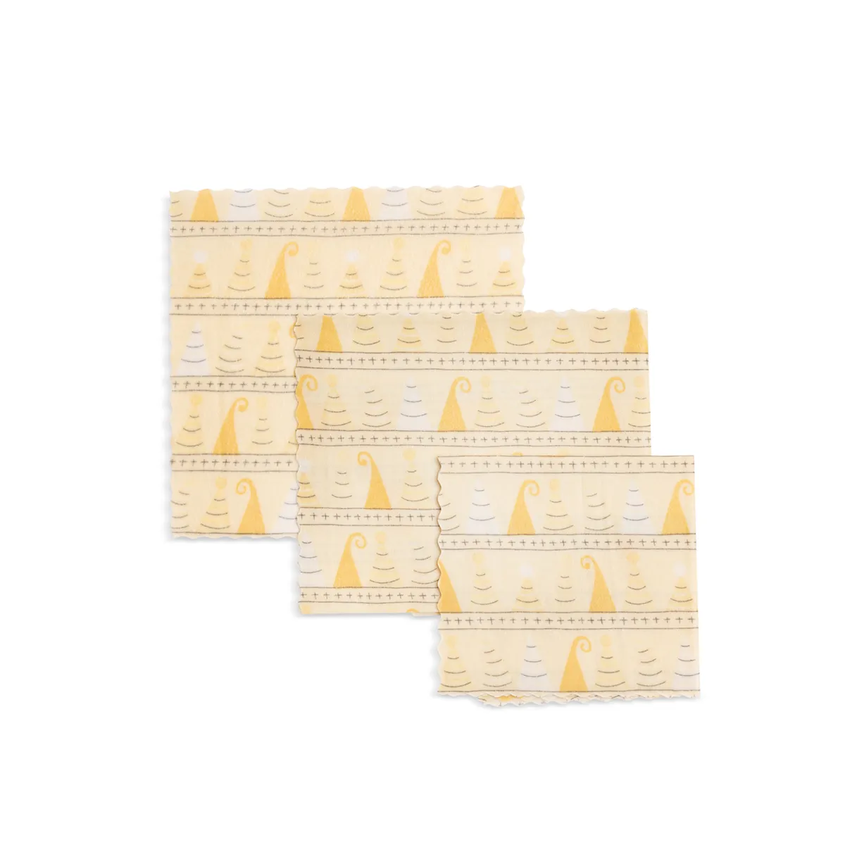 Happy Straw Simply Eco Bijenwasdoeken Set 4 Herbruikbaar