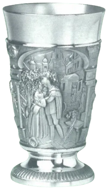 Artina Spitzweg Pokal Bierbeker Helder Glas