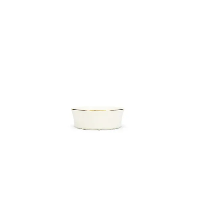 BonBistro Retro kom 13 cm gouden rand 41 cl 4 stuks