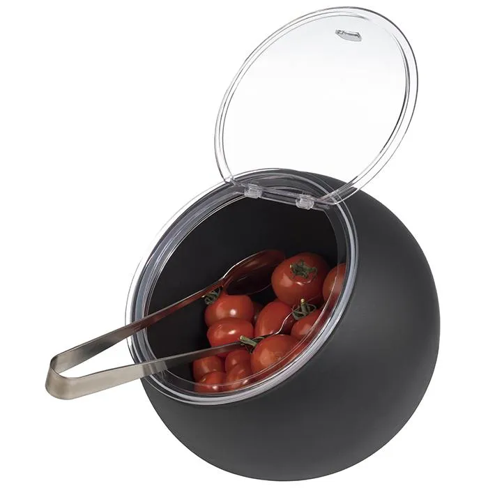 APS Moon serveerset 19 cm 0,8 l zwart 2-delig