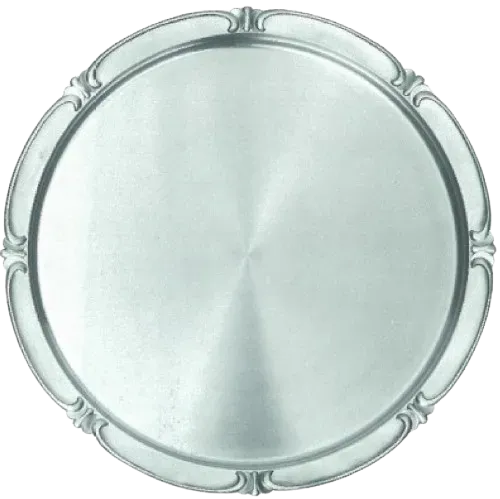 Artina dienblad barokrand 33 cm tin