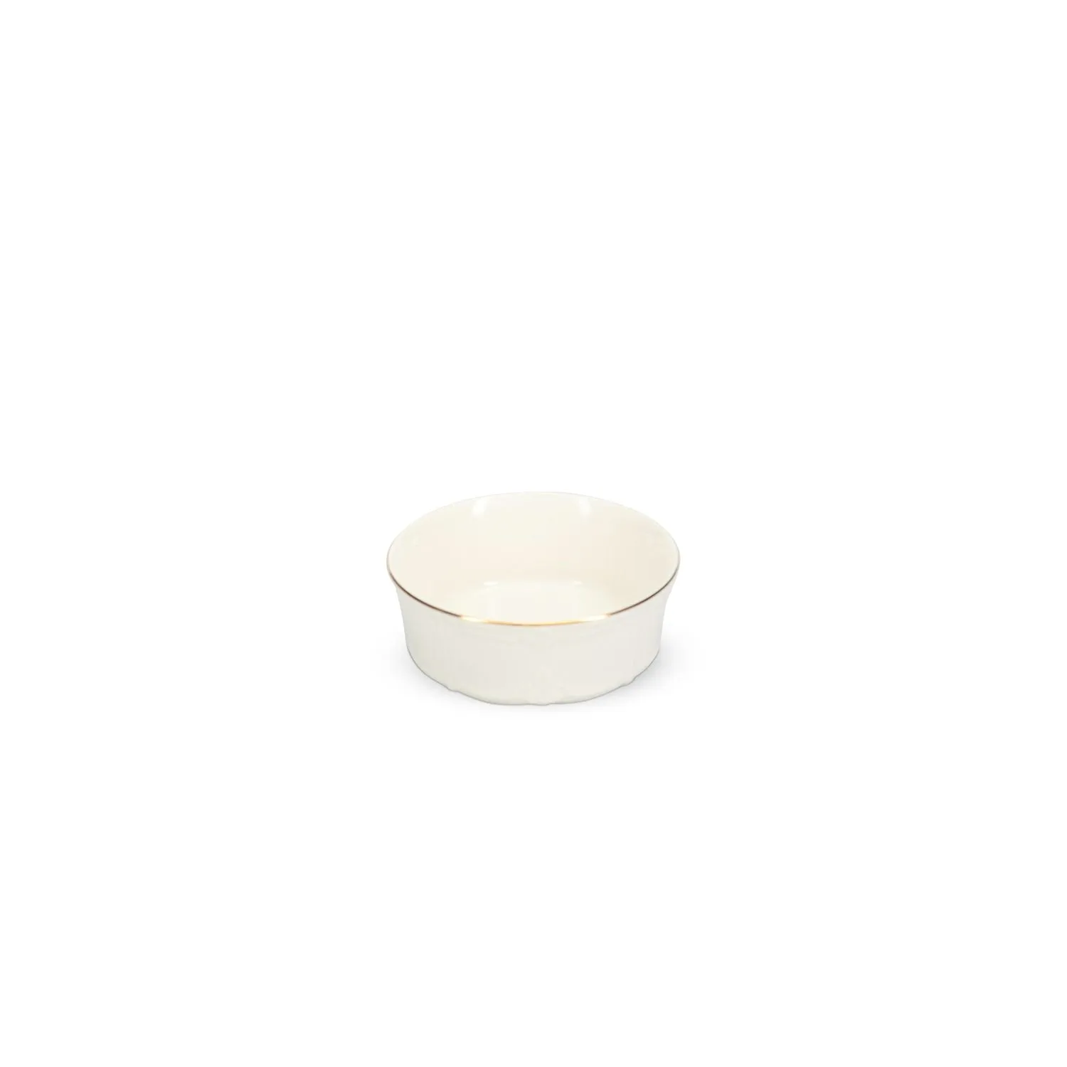 BonBistro Retro kom 13 cm gouden rand 41 cl 4 stuks