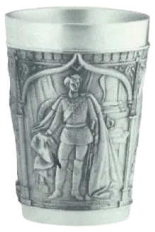 Artina König Ludwig beker drinkbeker tin