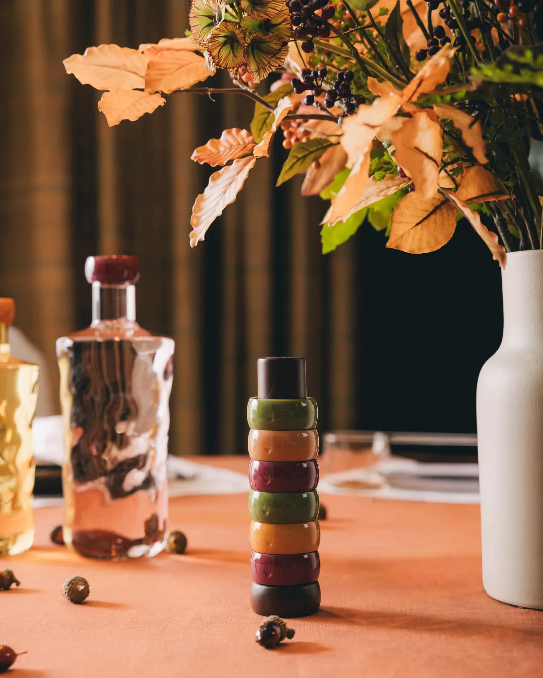Paveau The Gathering servetringenhouder set essenhout