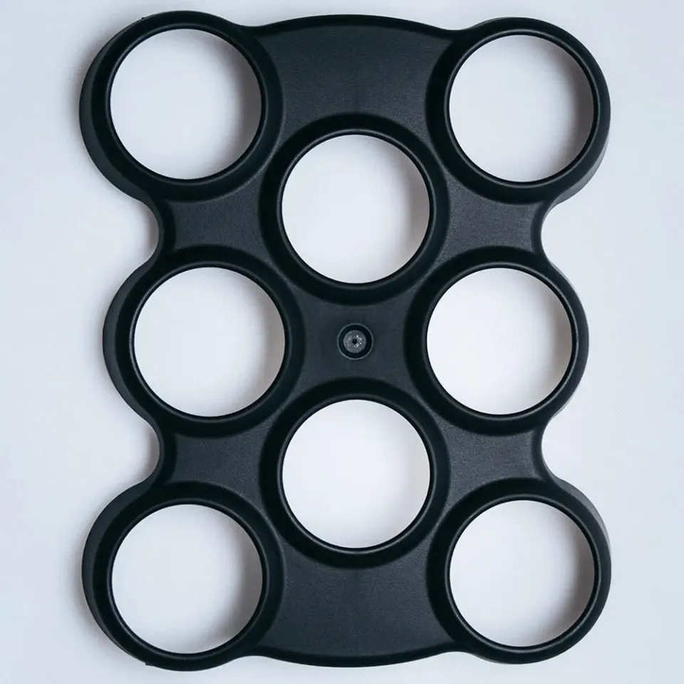 Dutch Cups DanceTray dienblad 8 gaten zwart