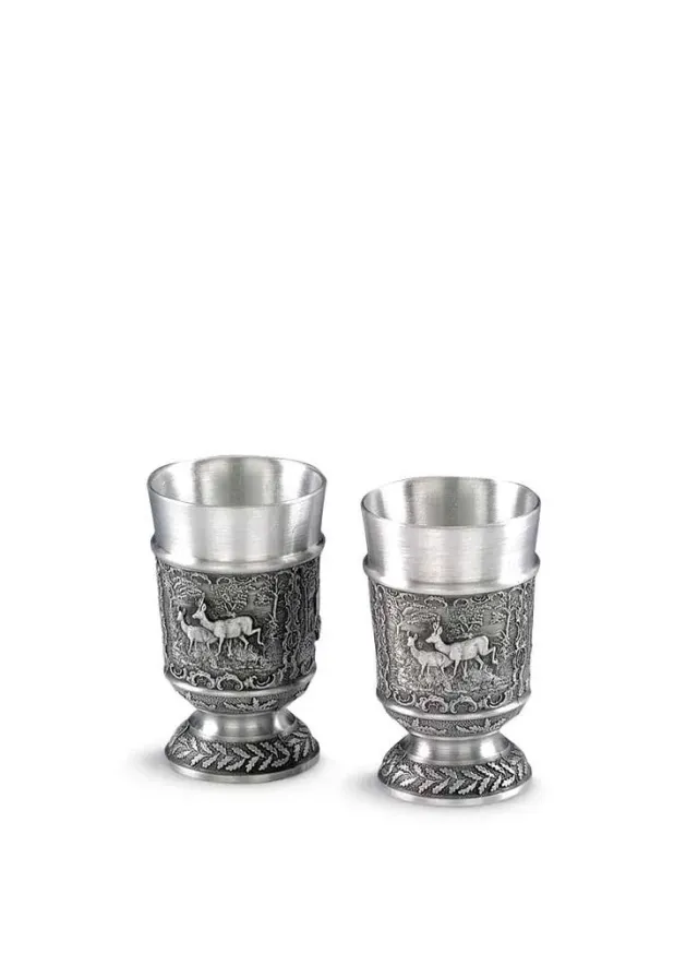 Artina Jennerwein shotglas 6 cm set van 2 kristal
