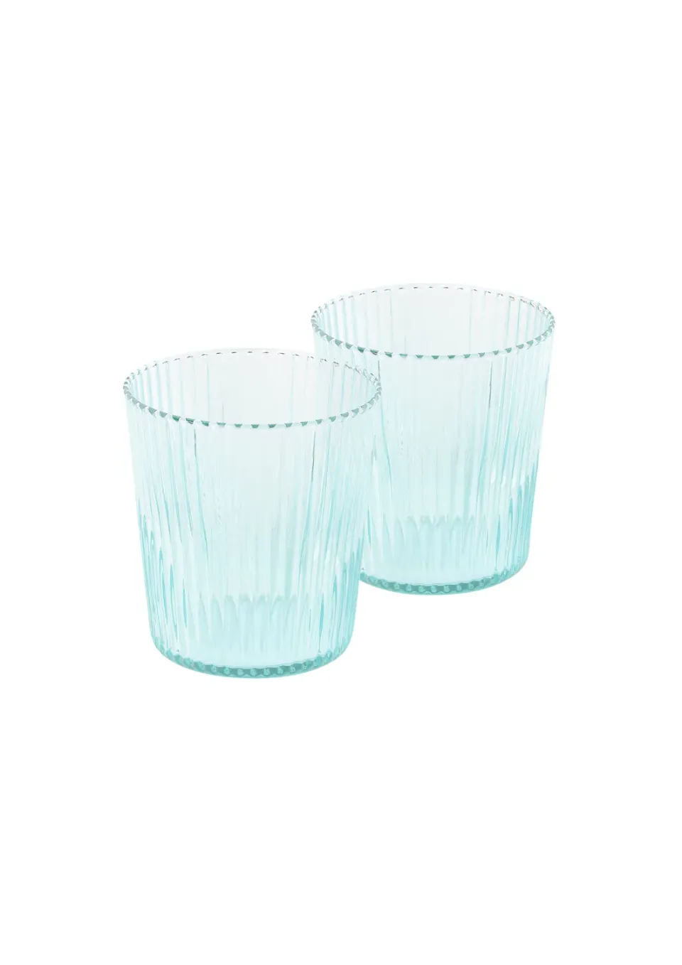 Paveau Ribbed Lucky waterglazen set 2 stuks geribbeld