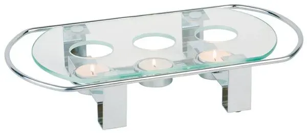APS Calientaplatos warmhoudplaat 34x18 cm 3 pits