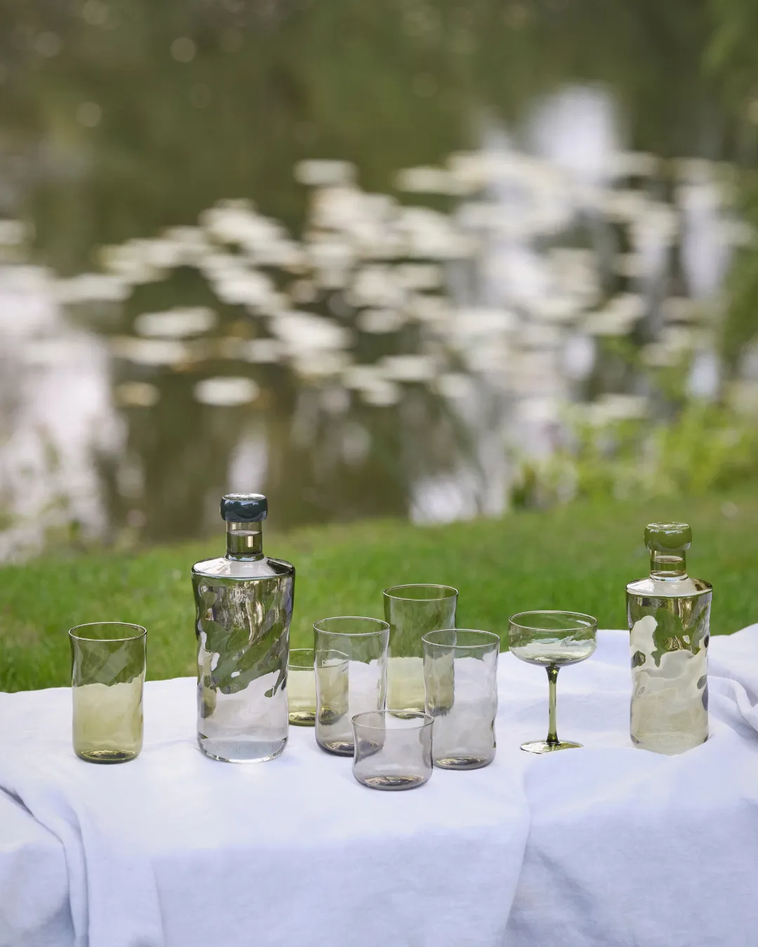 Paveau Swirl Small Tumbler glazen Mist 240 ml set 2 glas