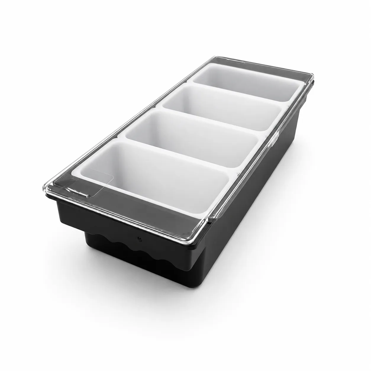 APS Condiment Holder garnituurbak zwart 4x 473 ml outlet