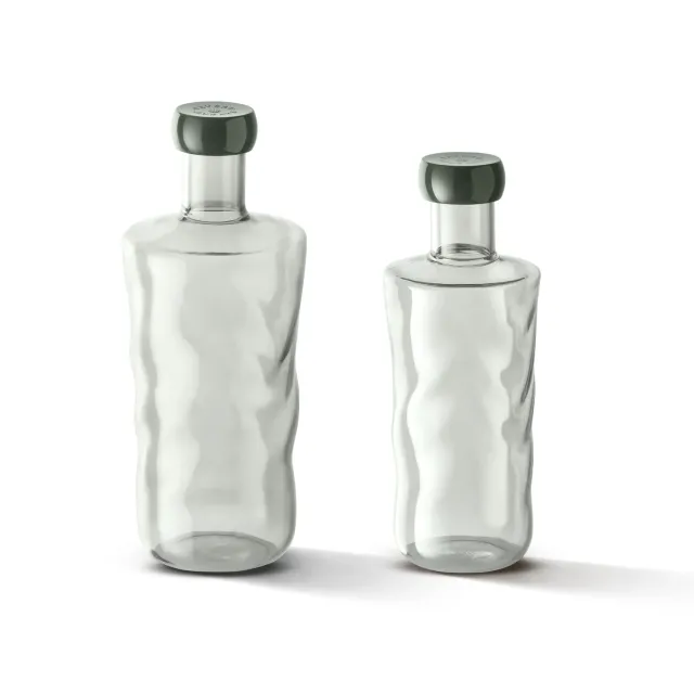 Paveau Swirl fles Mist 0,75 L borosilicaatglas