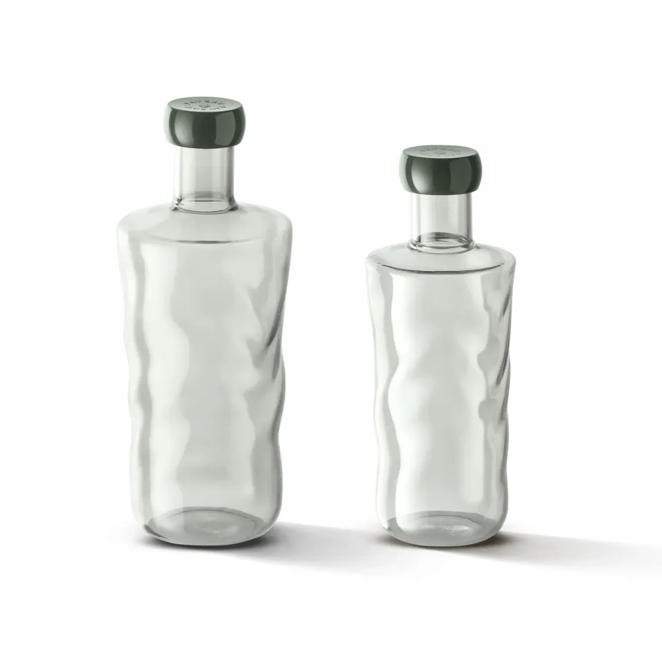 Paveau Swirl fles Mist 0,75 L borosilicaatglas